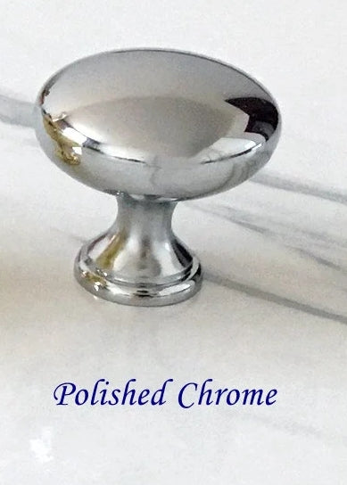 Round Cabinet Knobs, Drawer Pulls, Gold Pewter Nickel Bronze, Kitchen Hardware