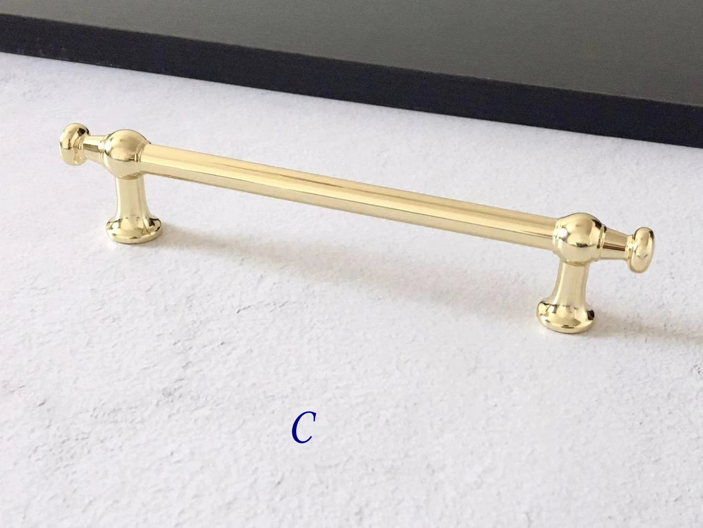 Polished Gold Brass Cabinet Pulls Drawer Handles Kitchen Lynns Hardware