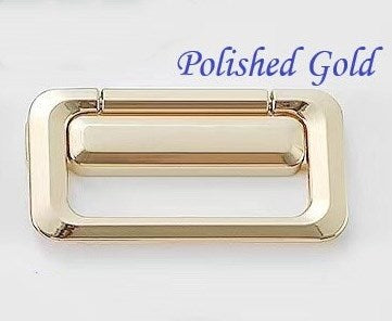 2.5" Holes Square Flat Bail Drawer Pulls Invisible, Gray Nickel Gold White Black, 64 mm Centers