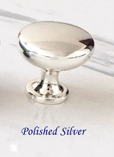 Round Cabinet Knobs, Drawer Pulls, Gold Pewter Nickel Bronze, Kitchen Hardware