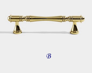 Brass Cabinet Pulls Drawer Knob Kitchen Hardware, Polished Brass, Brushed Brass, Polished Chrome