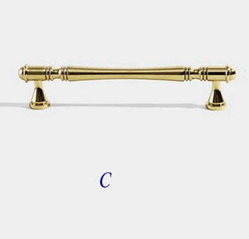 Brass Cabinet Pulls Drawer Knob Kitchen Hardware, Polished Brass, Brushed Brass, Polished Chrome