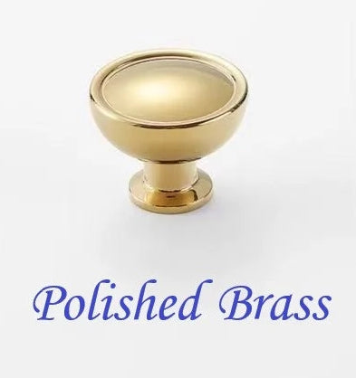 Solid Brass Cabinet Knobs, Drawer Pulls, Minimalist Modern Kitchen Hardware
