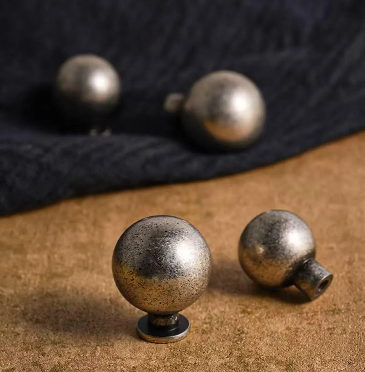 Pewter Brass Drawer Knob Lynns Hardware