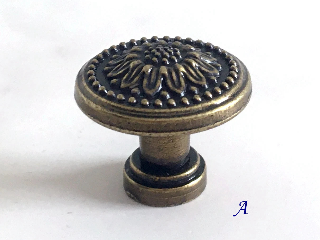 2.5" 3" Bail Drawer Pulls Drop Handle Antique Bronze Vintage Style