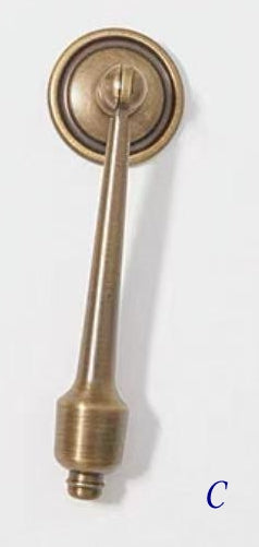 Brass Cabinet Teardrop Pull, Pendent Drawer Knob, Brushed Brass, Polished Chrome, Antique Bronze