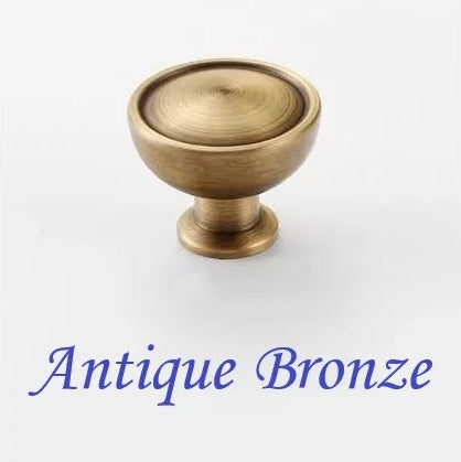 Solid Brass Cabinet Knobs, Drawer Pulls, Minimalist Modern Kitchen Hardware