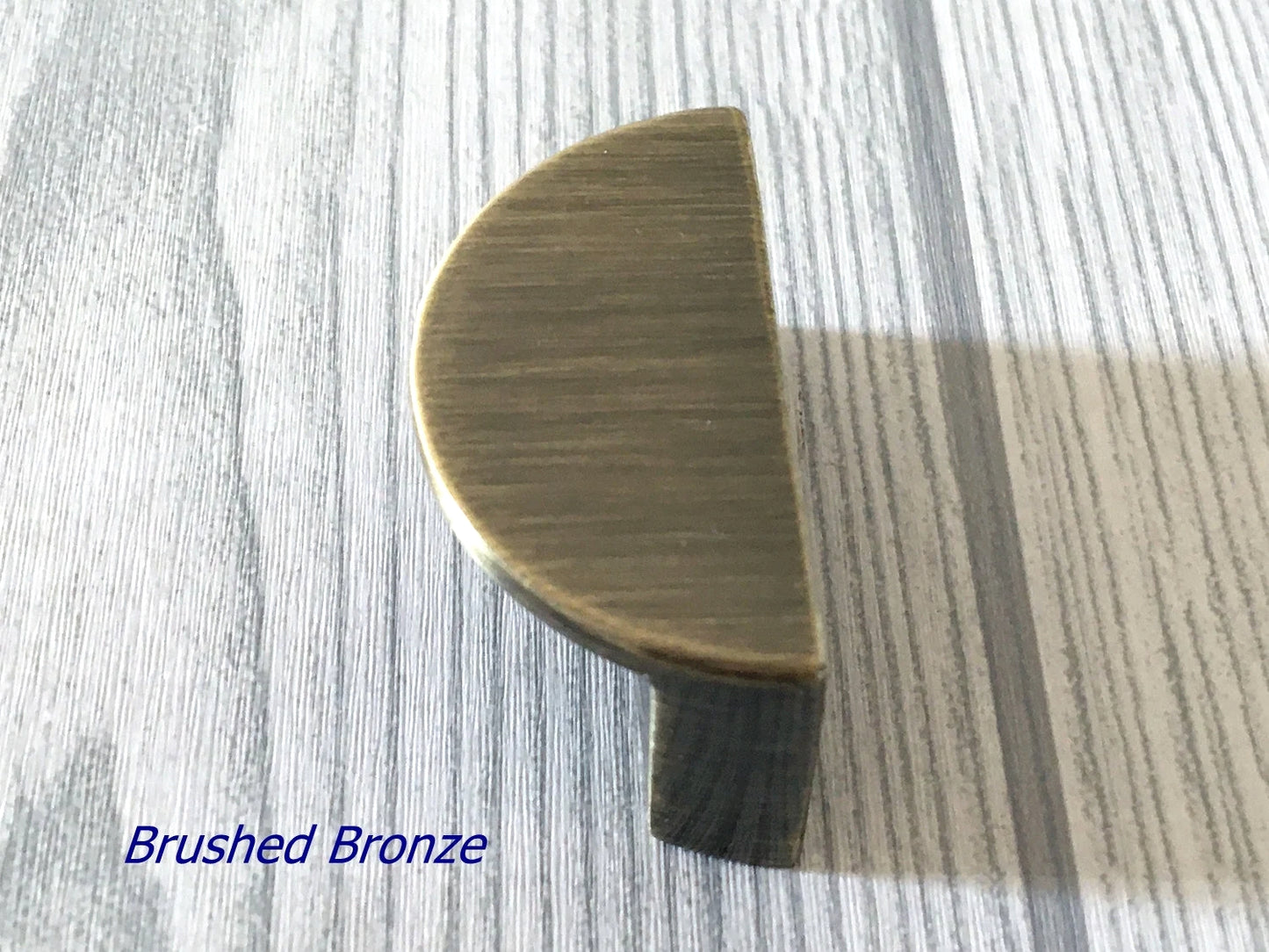 1.25" Centers Half Moon Drawer Pulls, Mid Century Modern MCM Kitchen Hardware