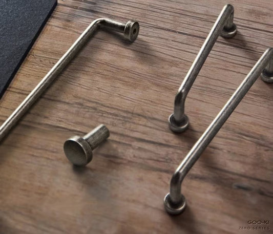 Rustic Pewter Cabinet Slim D Pulls