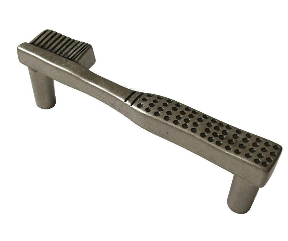 3" Toothbrush Toothpaste Bathroom Cabinet Handles, Antique Black Brass Pewter 76 mm