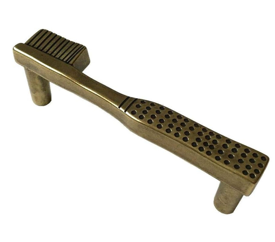 3" Toothbrush Toothpaste Bathroom Cabinet Handles, Antique Black Brass Pewter 76 mm