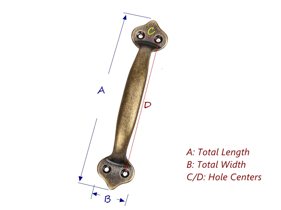 Unlaquered Brass Cabinet Pulls | Lynns Graceland Hardware