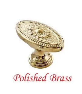 Brass Victorian Floral Drawer Pulls, Round and Oval Cabinet Knobs, Gold Chrome Coffee Bronze