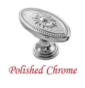 Brass Victorian Floral Drawer Pulls, Round and Oval Cabinet Knobs, Gold Chrome Coffee Bronze