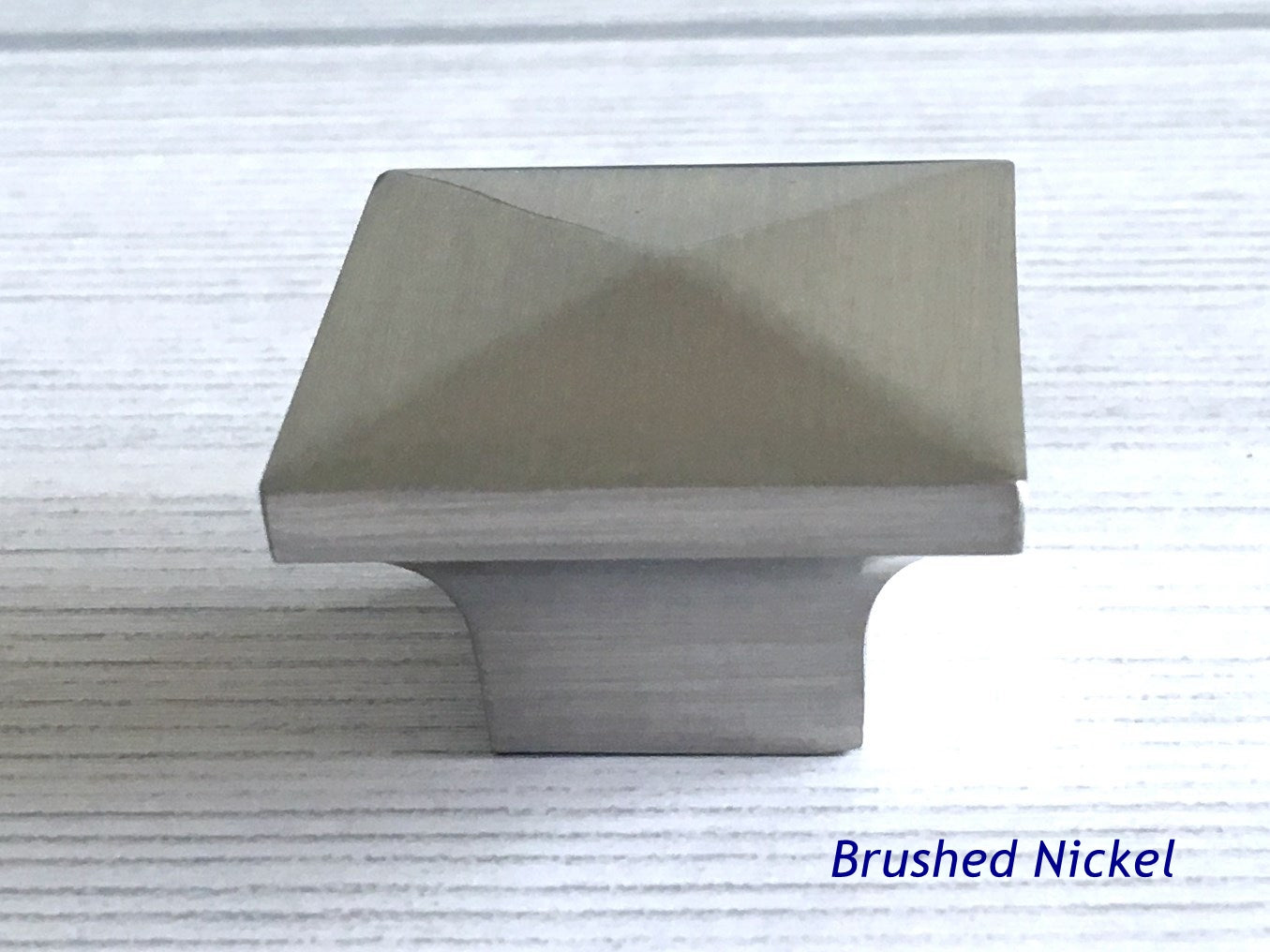 Square Cabinet Knobs, Modern Kitchen Hardware, Gold Nickel Bronze Chrome Black