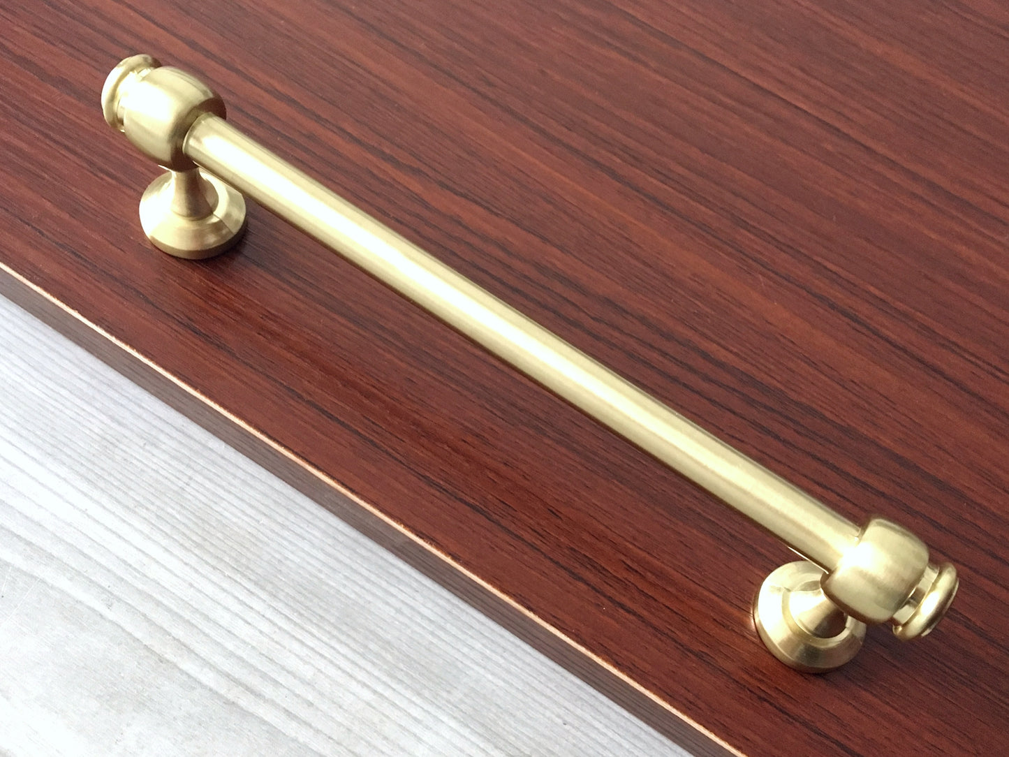 3.5" 6" Brushed Gold European Cabinet Bar Pull & Drawer Knob