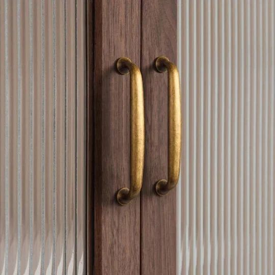 Poignées d'armoire en bronze antique, boutons de cuisine, quincaillerie rétro vieillie
