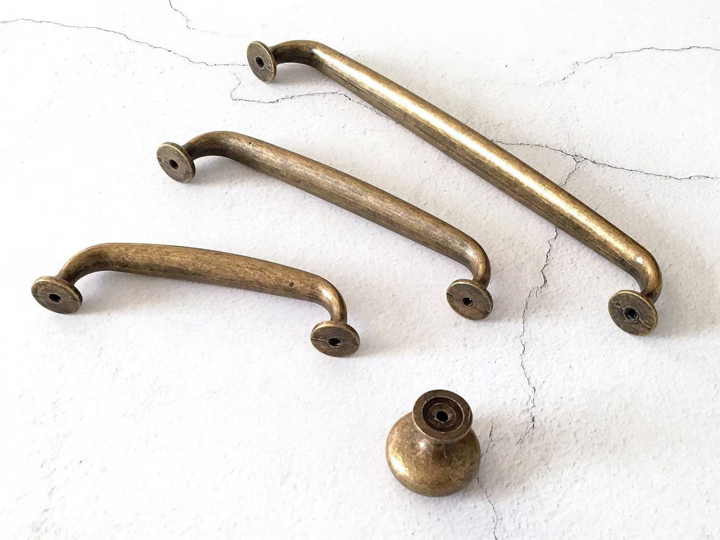 Poignées d'armoire en bronze antique, boutons de cuisine, quincaillerie rétro vieillie