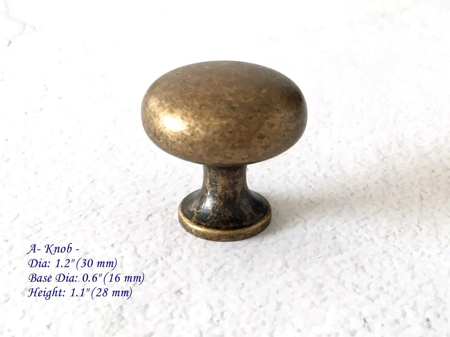 Aged Bronze Drawer Knobs Kitchen Cabinet Pulls Rustic Retro Lynns Hardware