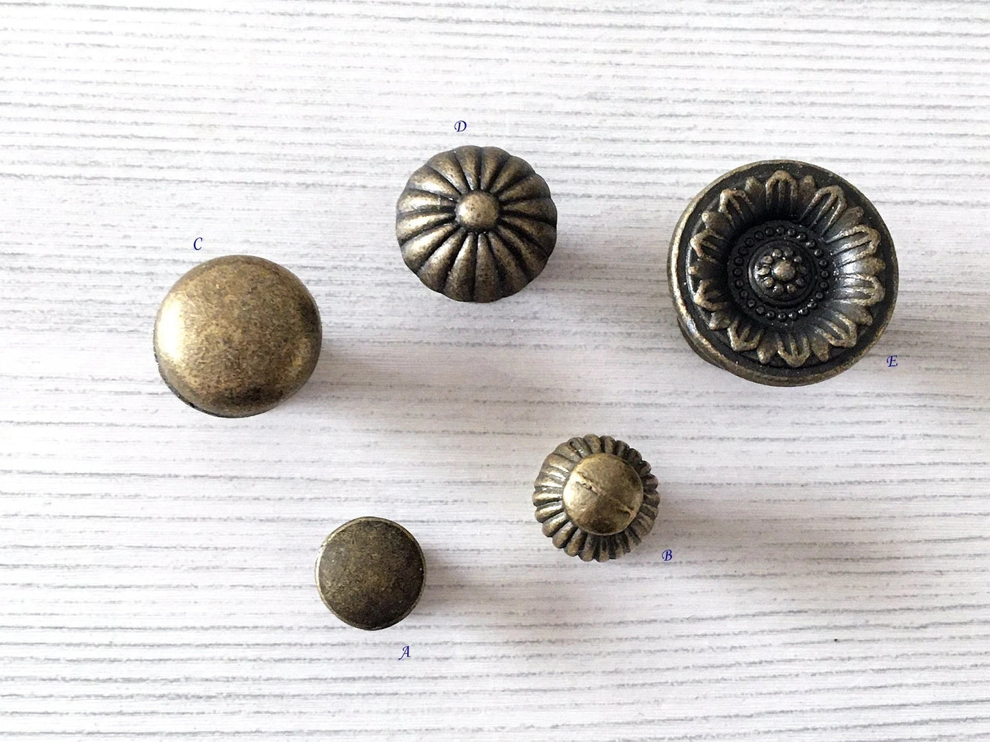 Aged Bronze Small Drawer Knobs Dresser Knob Kitchen Cabinet Hardware Rustic