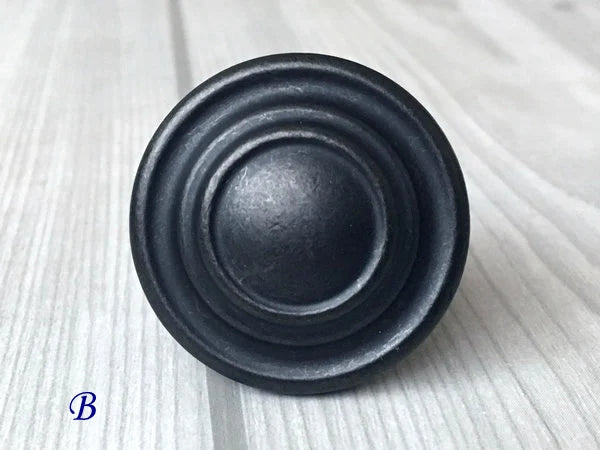 Antique Black Cabinet Knobs Dresser Drawer Pulls Kitchen Hardware