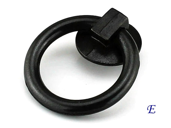 Drop Ring Cabinet Pulls Antique Black Drawer Knob Hardware