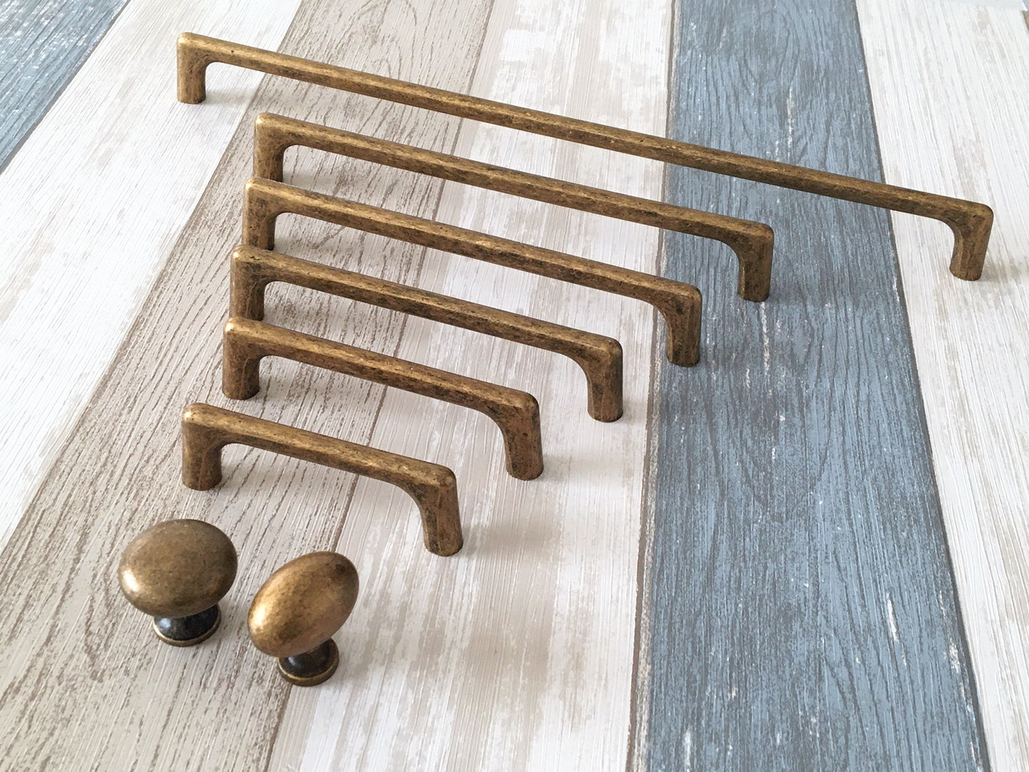 Antique Bronze Closet Handles Kitchen Cabinet Hardware Dresser Drawer Pulls Mid Century Modern