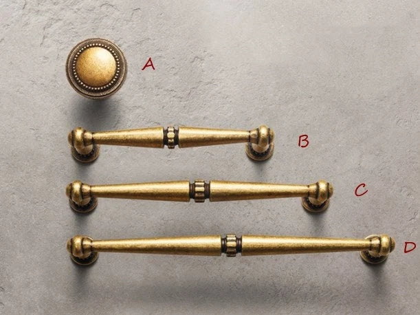 Antique Bronze Drawer Pulls Handles Kitchen Cabinet Hardware