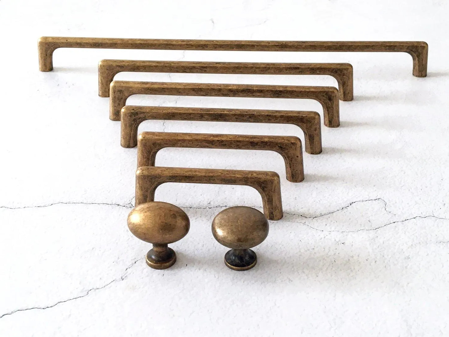 Antique Bronze Simple Kitchen Cabinet Handles Dresser Drawer Pulls Lynns Hardware