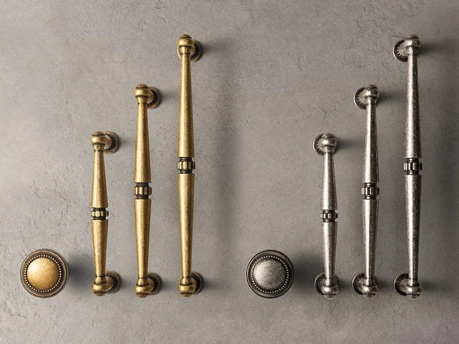 Antique Pewter Cabinet Pull Handle Lynns Hardware