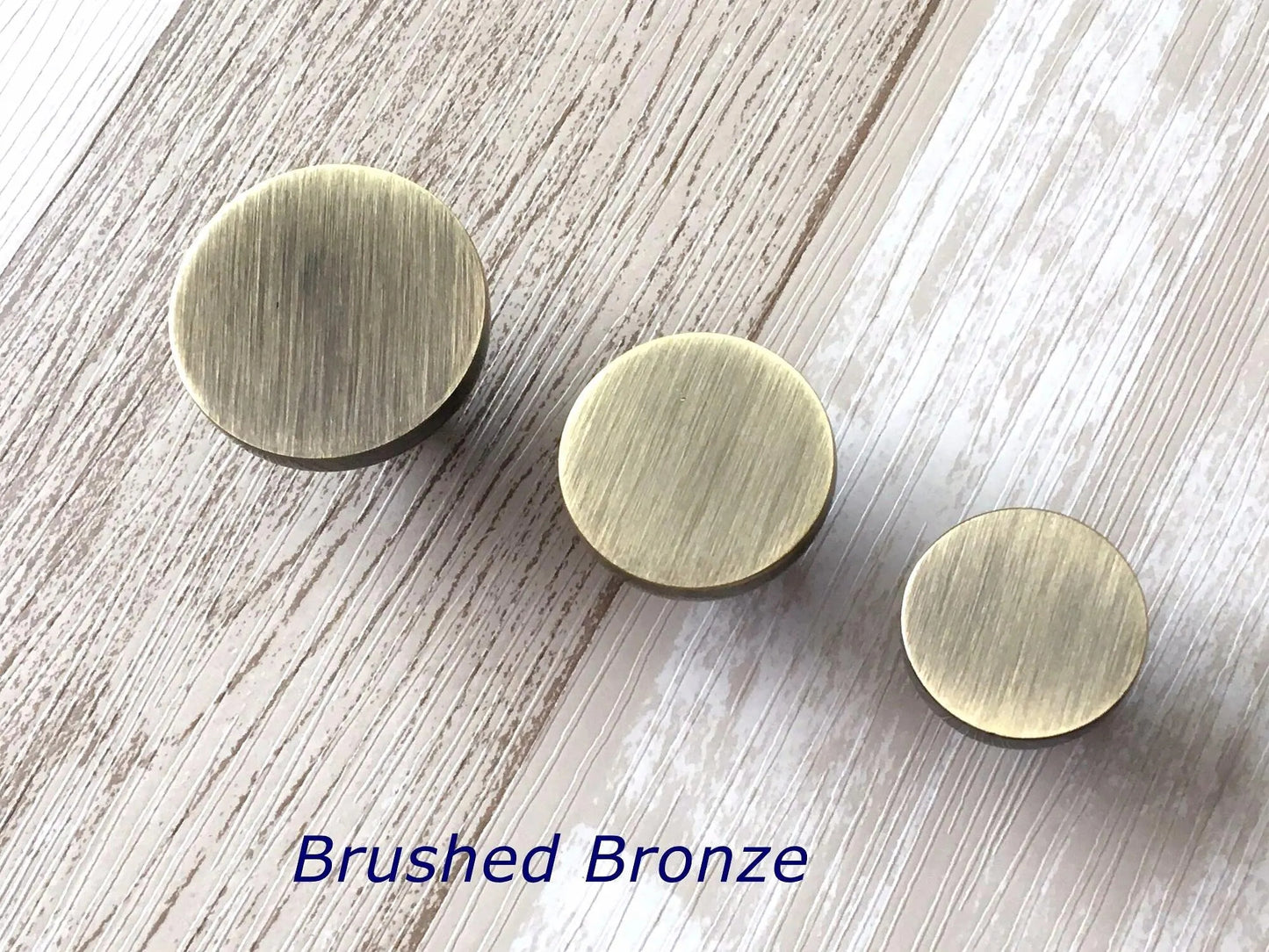 Circle Cabinet Pulls, Round Drawer Knobs, Gold Black Bronze Nickel, Kitchen Hardware
