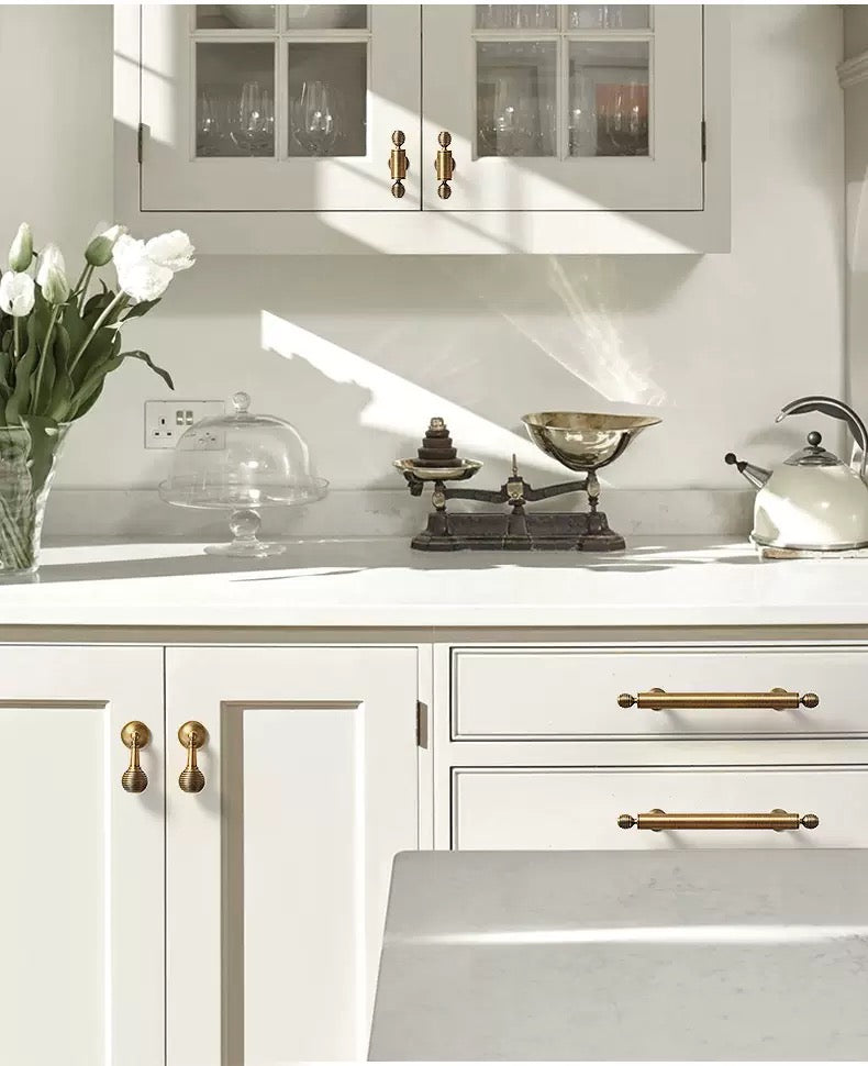 Beehive Bronze Brass Dresser Pulls Cabinet Handles Kitchen Drawer Knobs Lynns Hardware