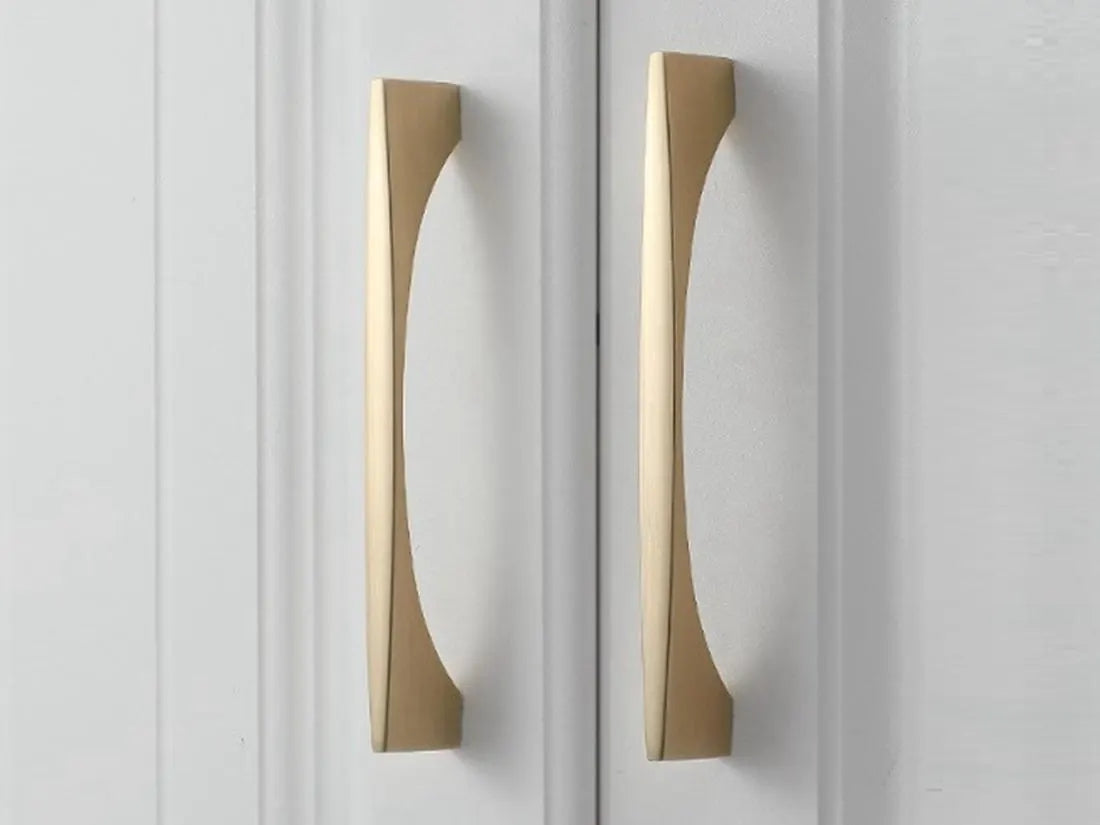 Gold Cabinet Pulls Modern Kitchen Hardware Brushed