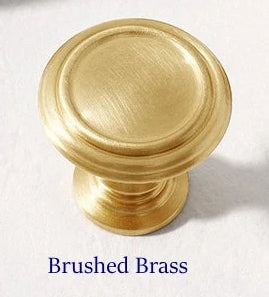 3" 76 mm Centers Brass Cup Drawer Pulls, Polished Gold Chrome Antique Bronze