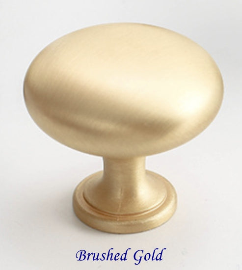 Round Cabinet Knobs, Drawer Pulls, Gold Nickel Black Gray, Kitchen Hardware