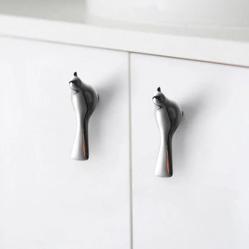 bird cabinet door pulls silver lynns hardware