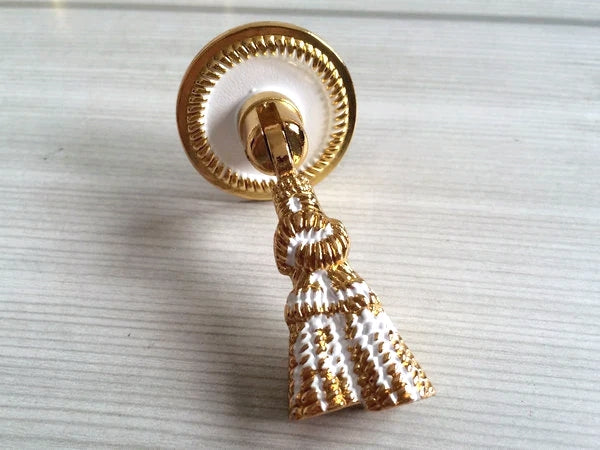 Drop Pendant Drawer Pull Gold White Antique Bronze Vintage Style