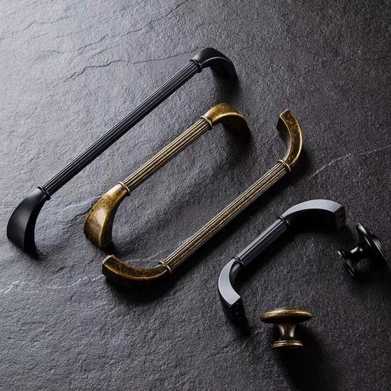 Black Drawer Pull Handles Lynns Hardware Cabinet Door Handles
