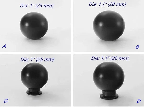 Brass Cabinet Knobs Matte Black Lynns Hardware