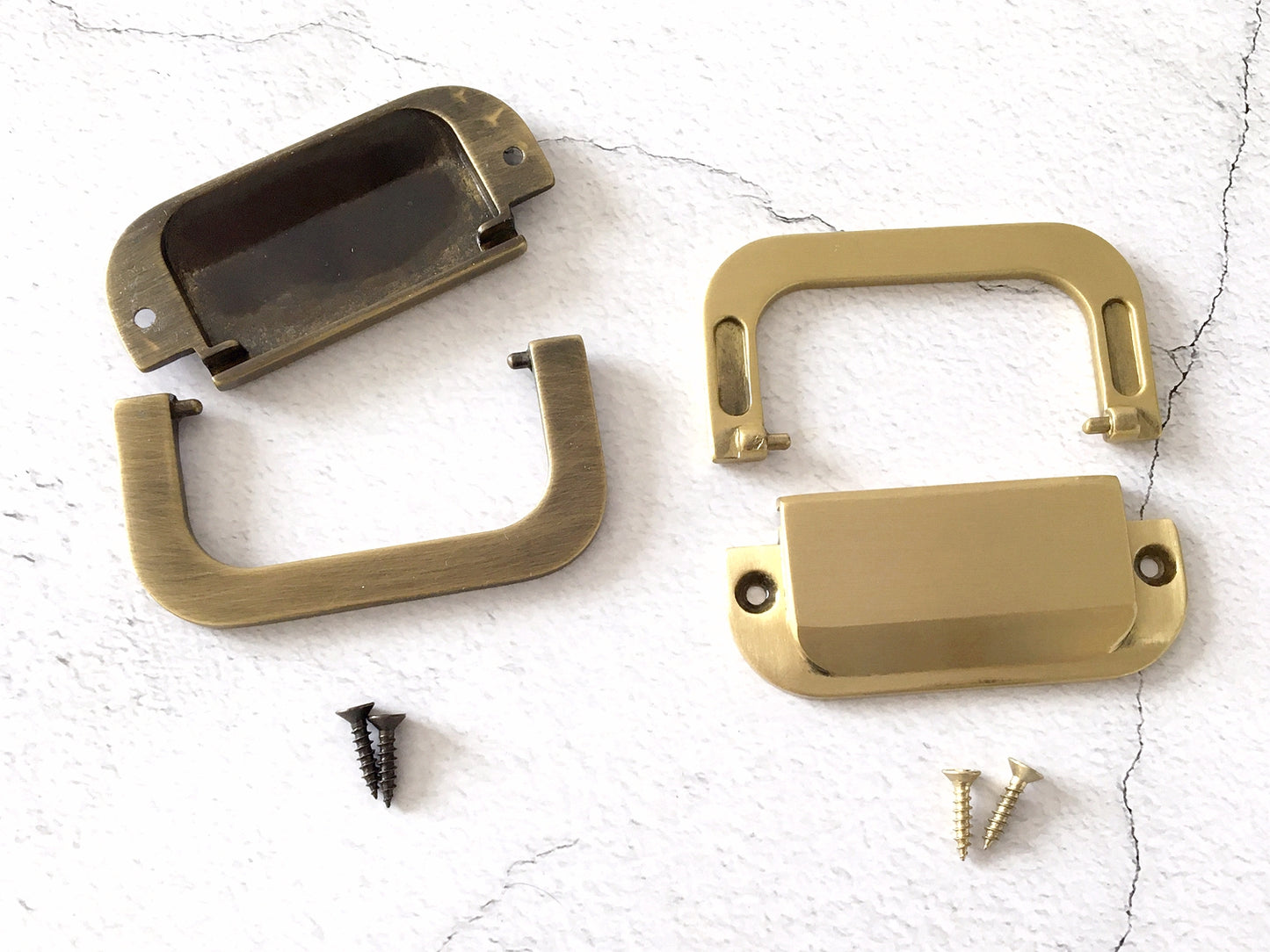 Brass Drop Cabinet Pulls Bronze Front Scrws