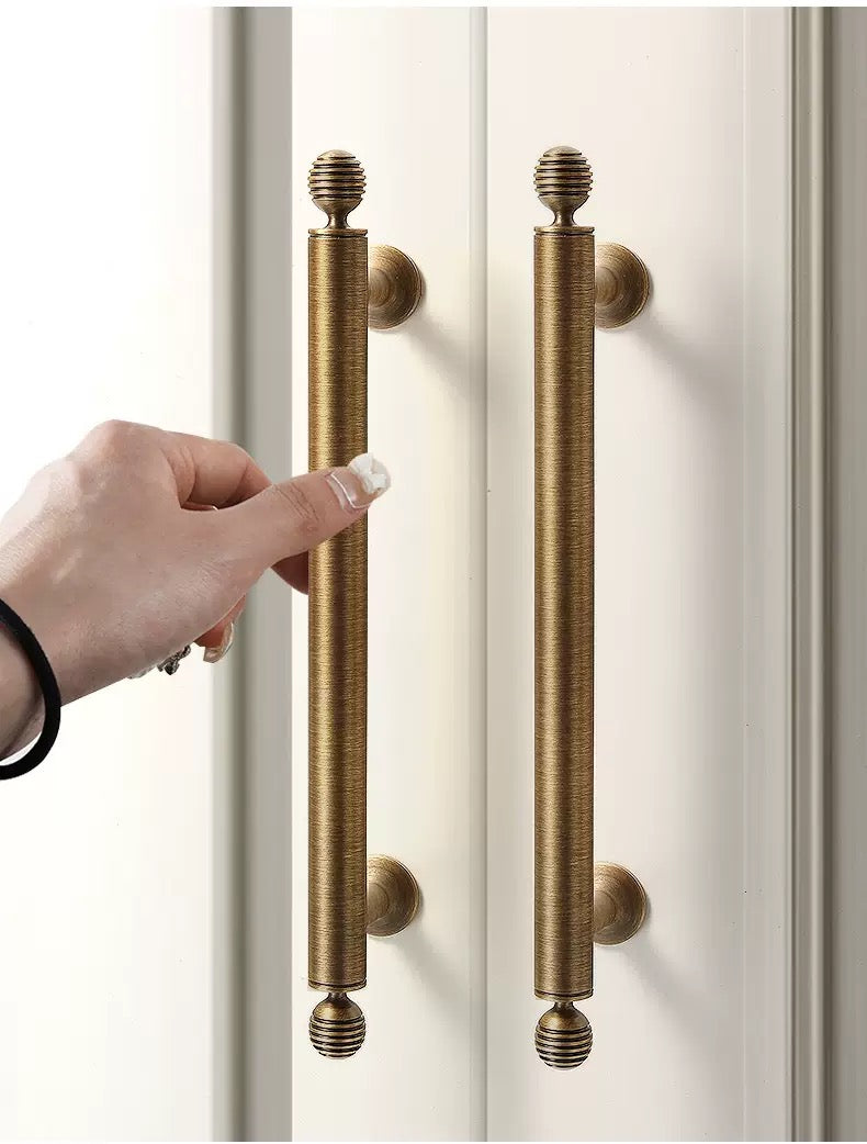 Brass Handles Beehive Bronze Cabinet Pulls Drawer Pull Handle Hardware