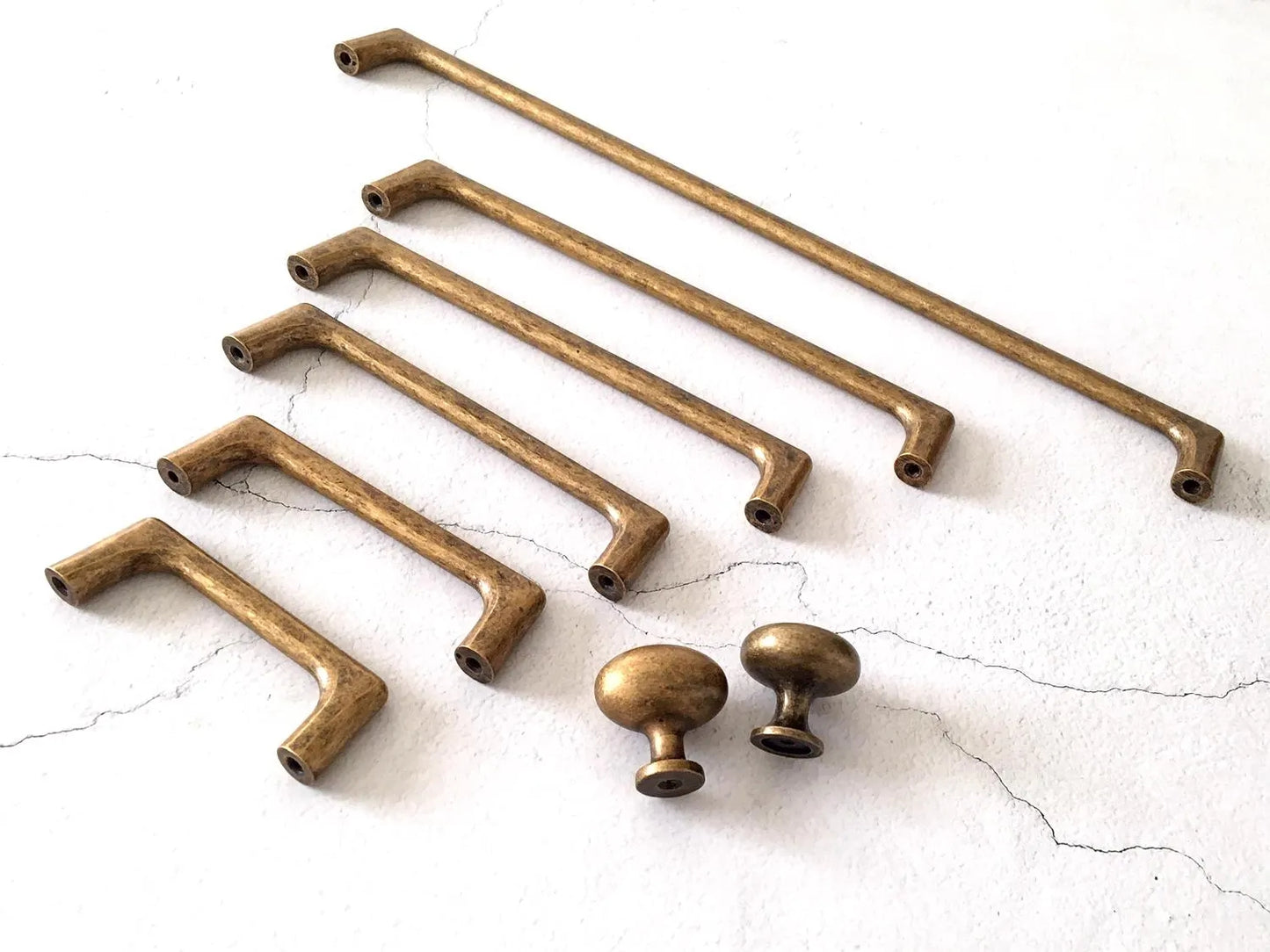 Bronze Cabinet Handle Hardware Kitchen Knobs Dresser Drawer Pulls MCM