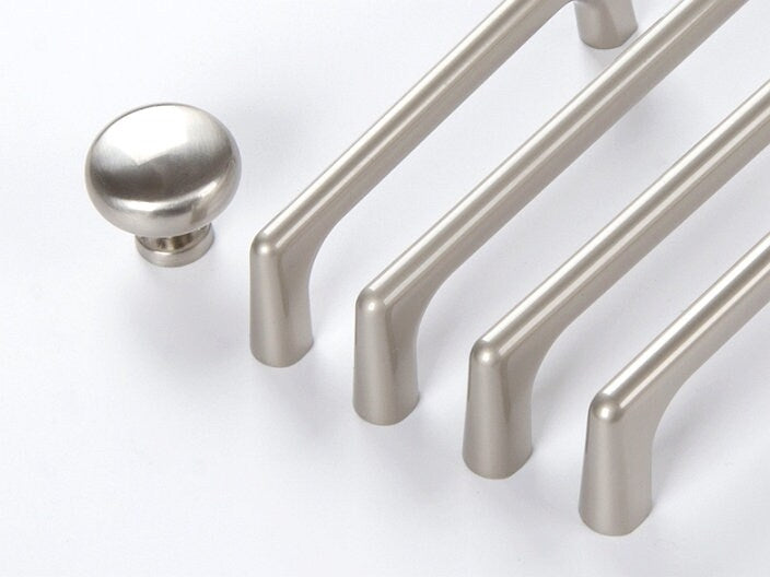 Brushed Nickel Cabinet Pulls Kitchen Lynns Hardware