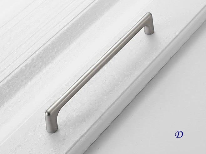 Brushed-Nickel Dresser Drawer Pulls Hardware Modern 160 mm