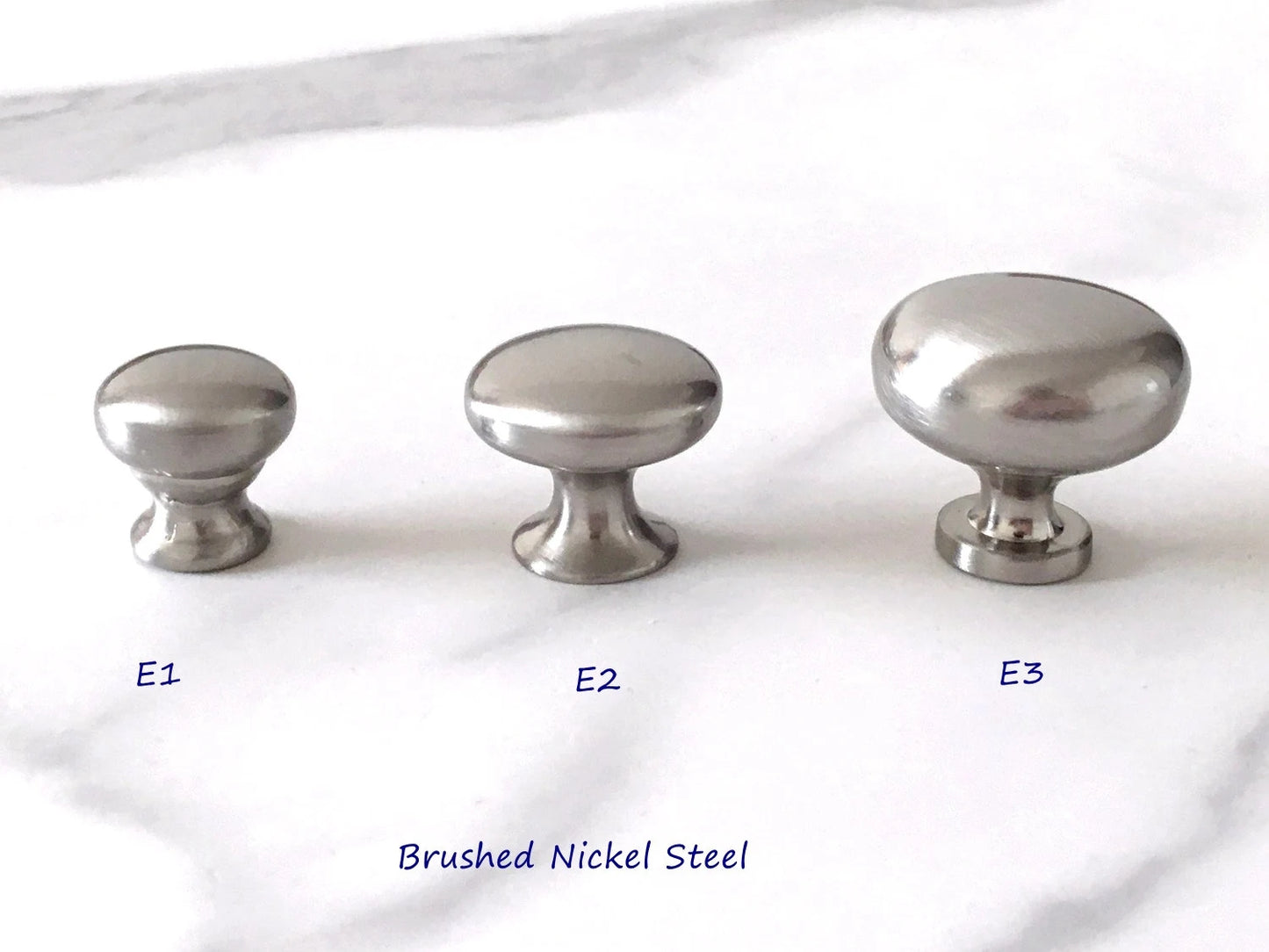 Small Nickel Drawer Knobs