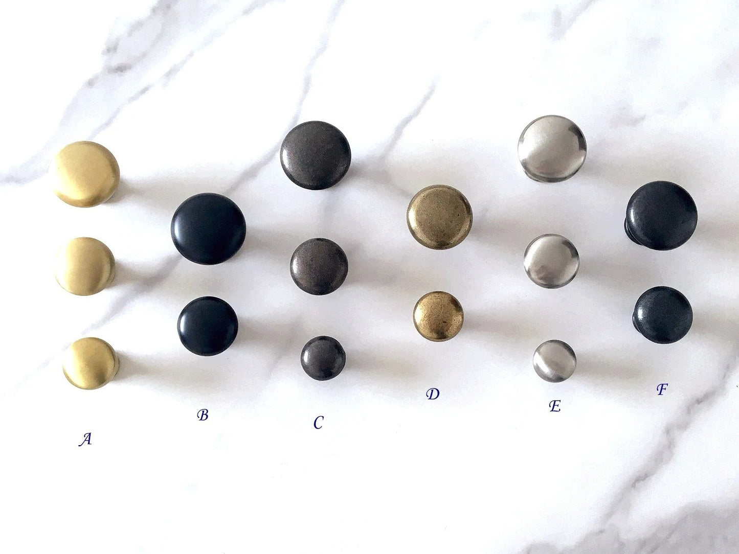 Cabinet Knobs Bronze Gold Nickel Black