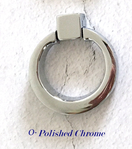 Chrome Modern Ring Drawer Pull Kitchen Hardware