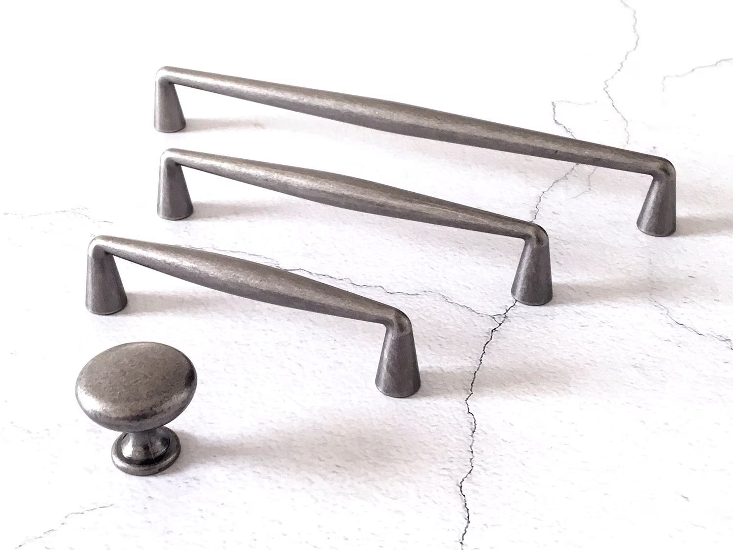 country style handle antique silver