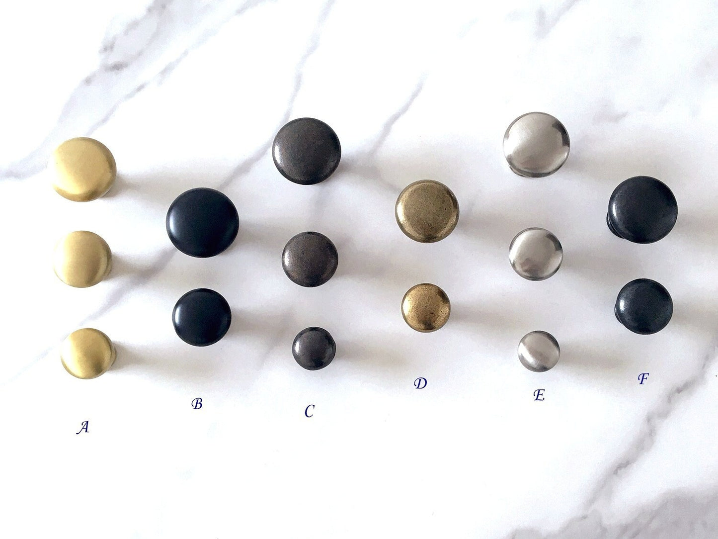 Kleiner Schubladengriff Schrankknopf Modern Minimalistisch Gold Nickel Antik Bronze Schwarz