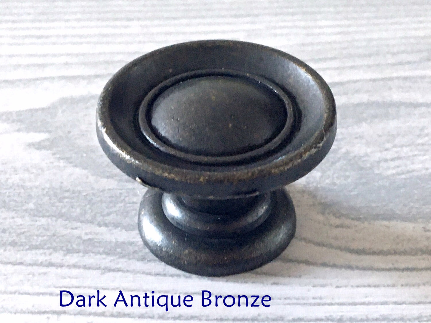 Vintage Look Drawer Knobs, Antique Bronze, Retro Rustic Kitchen Cabinet Hardware